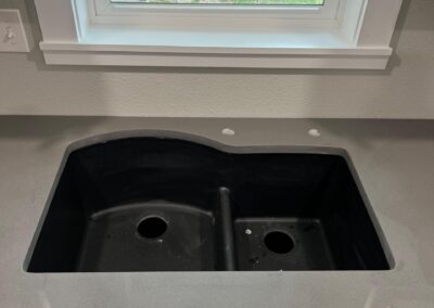 sink with new countertops